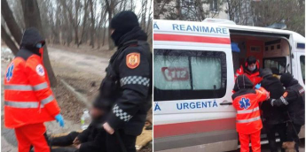 Bărbat din Bălți, salvat de carabinieri: Zăcea la sol inconștient