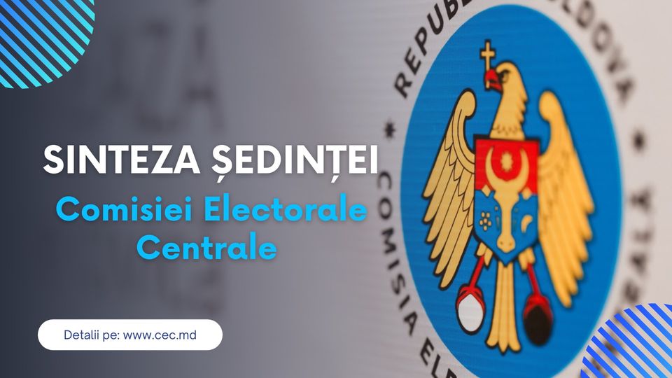 Sinteza ședinței Comisiei Electorale Centrale din 6 octombrie 2023