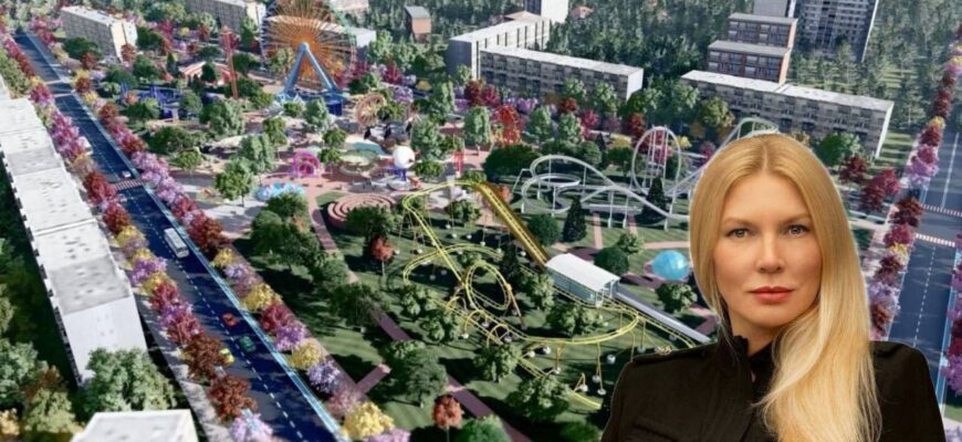 Arina Corșicova promite că va construi parcul „NordLand” cu ajutorul lui Șor