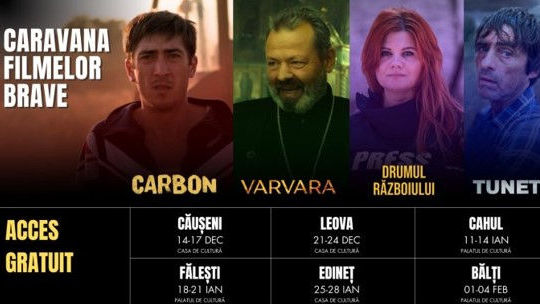 Caravana Filmelor Brave: Acces gratuit la patru pelicule moldovenești