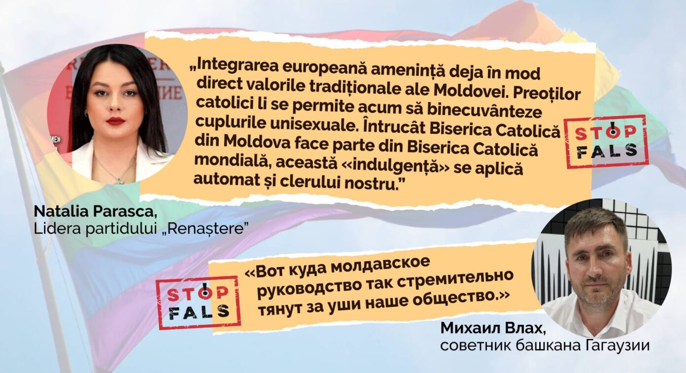 FALS: Integrarea europeană, o ameninţare pentru valorile tradiţionale ale R. Moldova