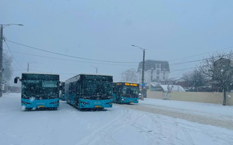 Chișinău// Circulația autobuzelor este afectată din cauza condițiilor meteorologice actuale.