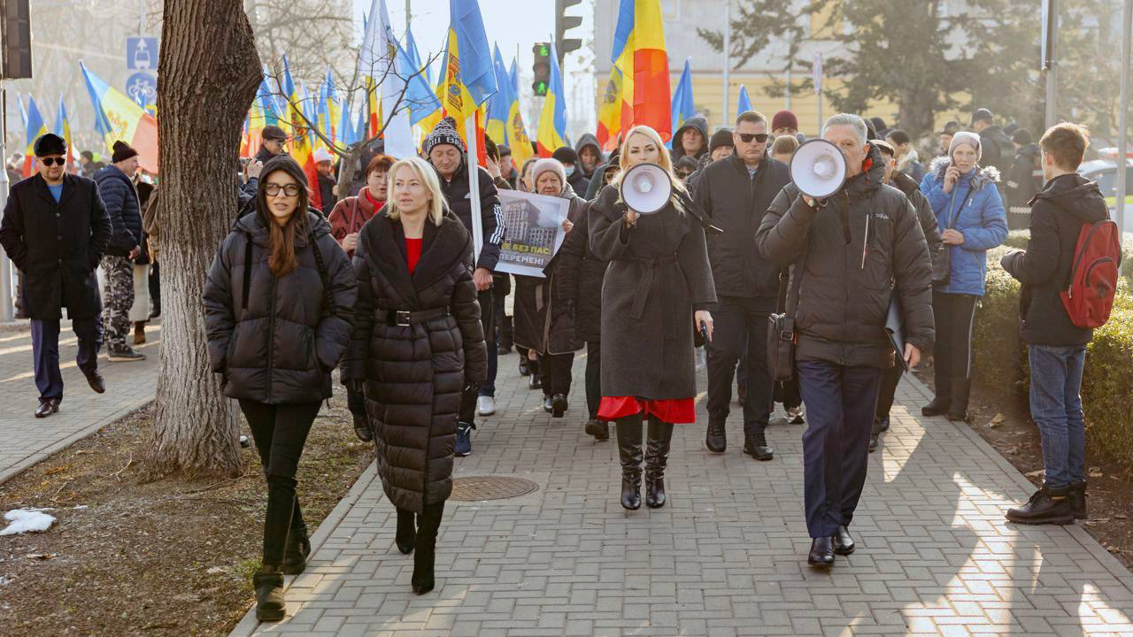 Reprezentanții echipei lui Ilan Șor s-au alăturat protestului împotriva puterii PAS și a fărădelegilor comise de Maia Sandu.